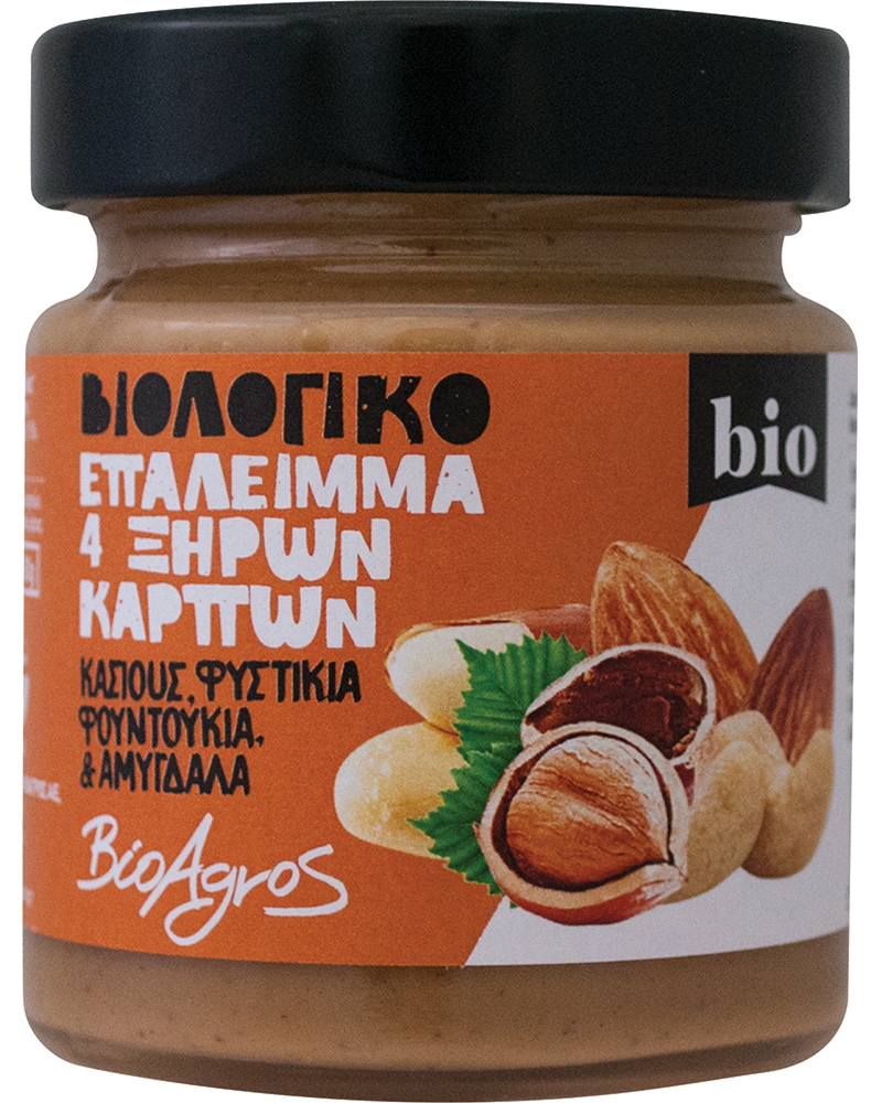 ORGANIC 4 NUTS SPREAD 180 GR