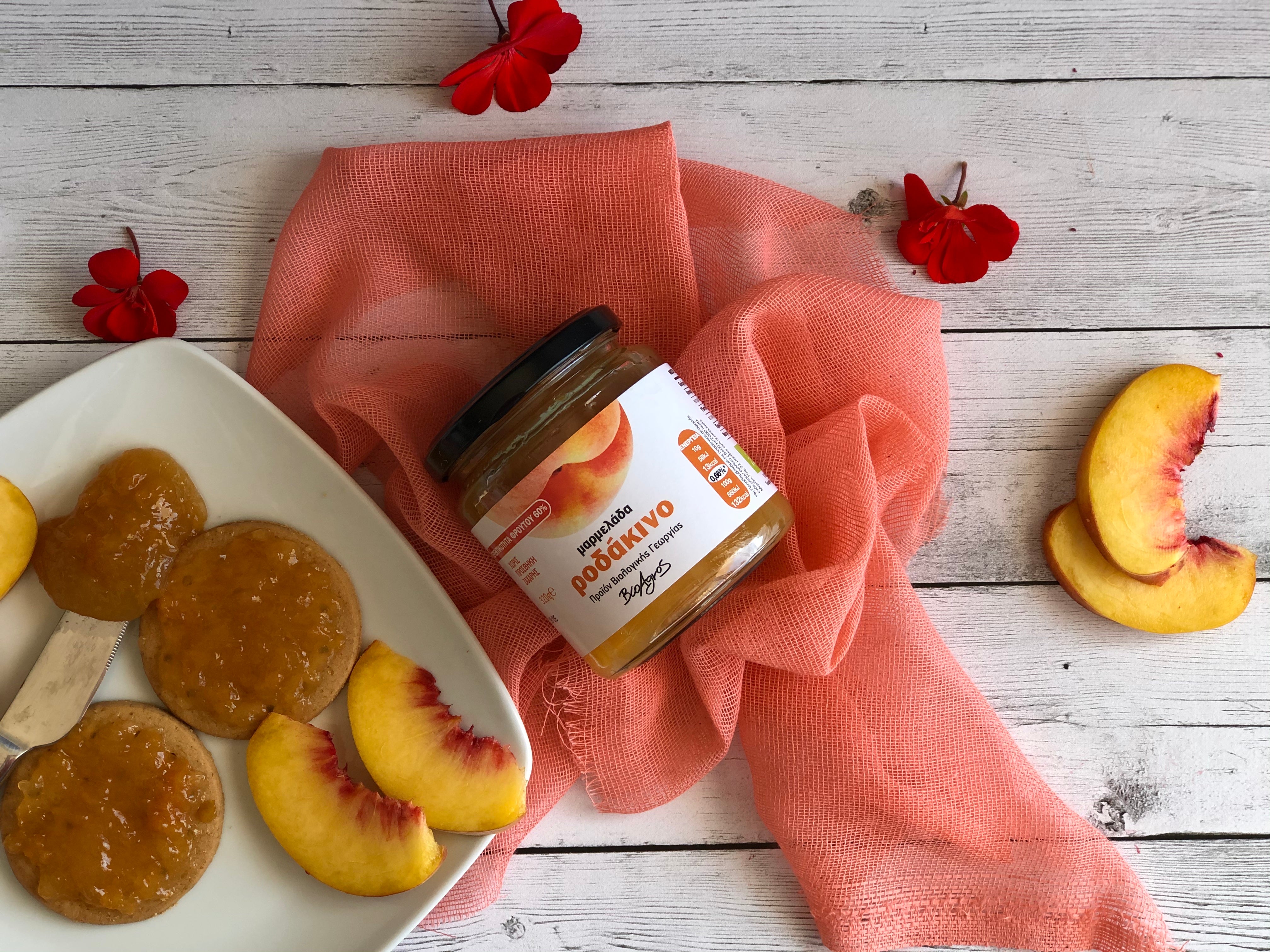 ORGANIC PEACH SPREAD 320 GR