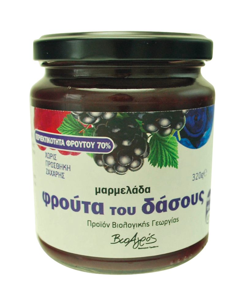 ORGANIC FOREST FRUIT SPREAD 320 GR